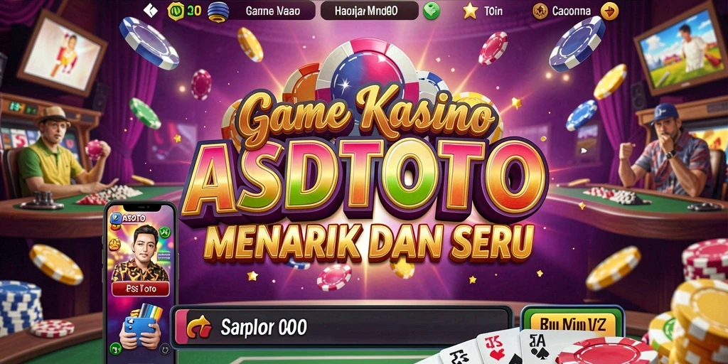 Tampilan gameplay Kasino ASDTOTO yang mengasyikkan dan interaktif.
