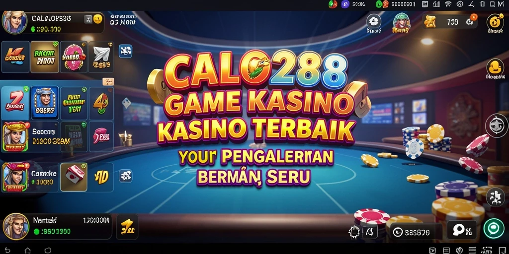 Tampilan gameplay menarik dari CALO288, menampilkan suasana Kasino yang seru.