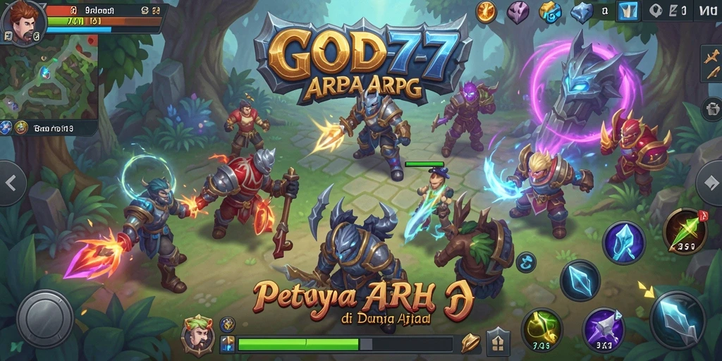Tampilan menakjubkan dari gameplay intense di GOD77.