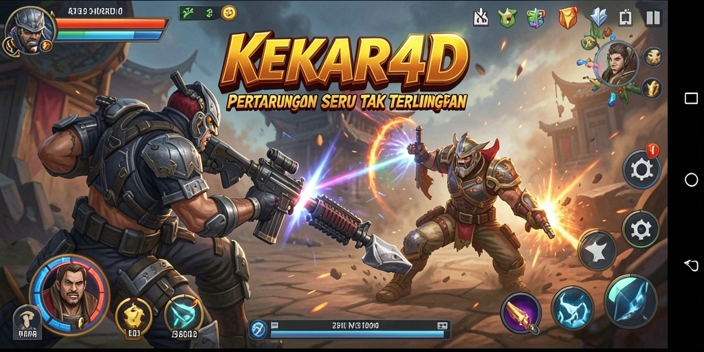 Tampilan menarik dari gameplay Fighting di KEKAR4D.