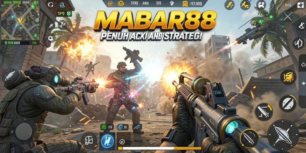 Gameplay MABAR88 yang menegangkan dan seru dalam aksi TPS.