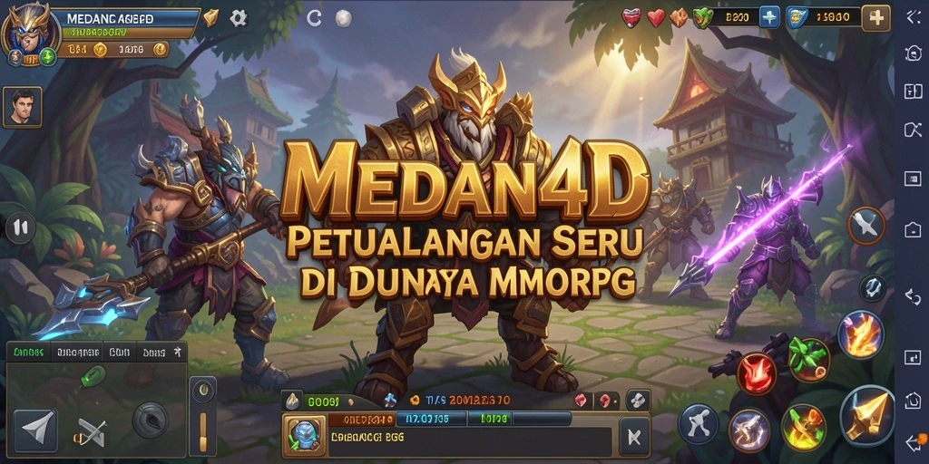 Gameplay seru di MEDAN4D dengan petualangan dan pertempuran yang menarik.