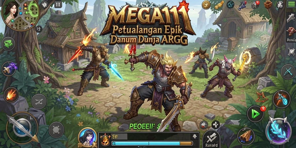 Tampilan menarik dari gameplay ARPG yang memukau.