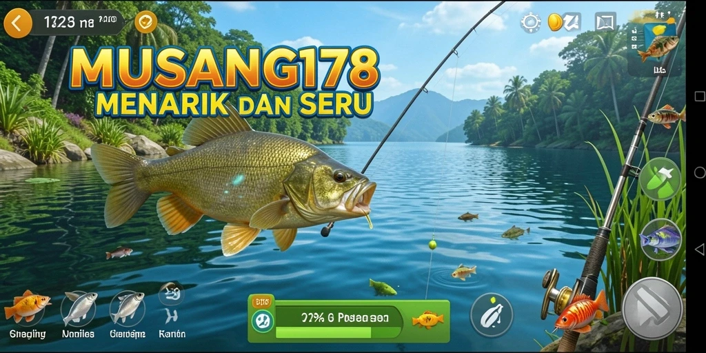 Tangkapan ikan yang beragam di gameplay MUSANG178.