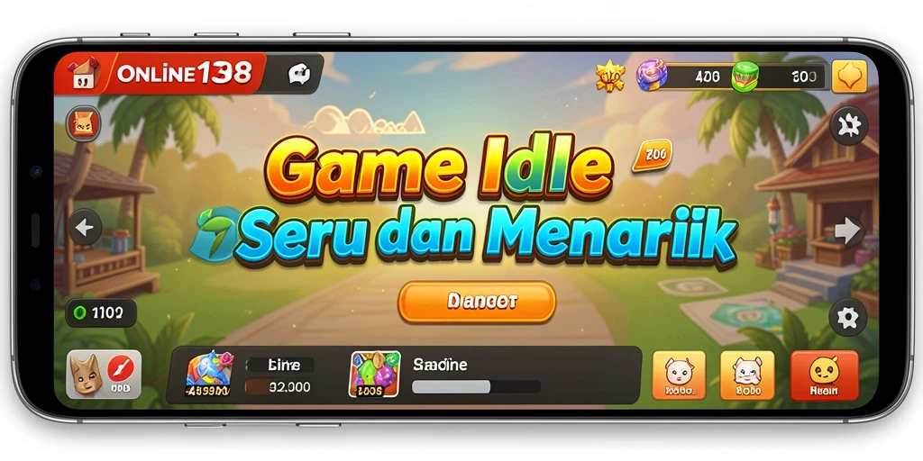 Tampilan yang menarik dan gameplay sederhana dalam game Idle.