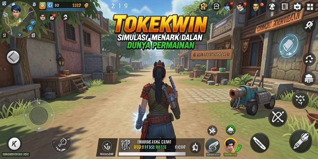 Gameplay TOKEKWIN yang mendebarkan dengan interaksi karakter.
